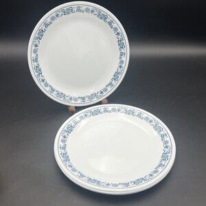 Corelle Old Town Blue Onion 10.25" Lot of 4 Dinner Plates